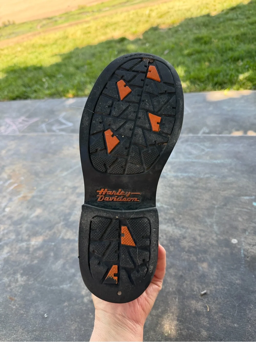 Harley-Davidson Black Leather Motorcycle Engineer Boots